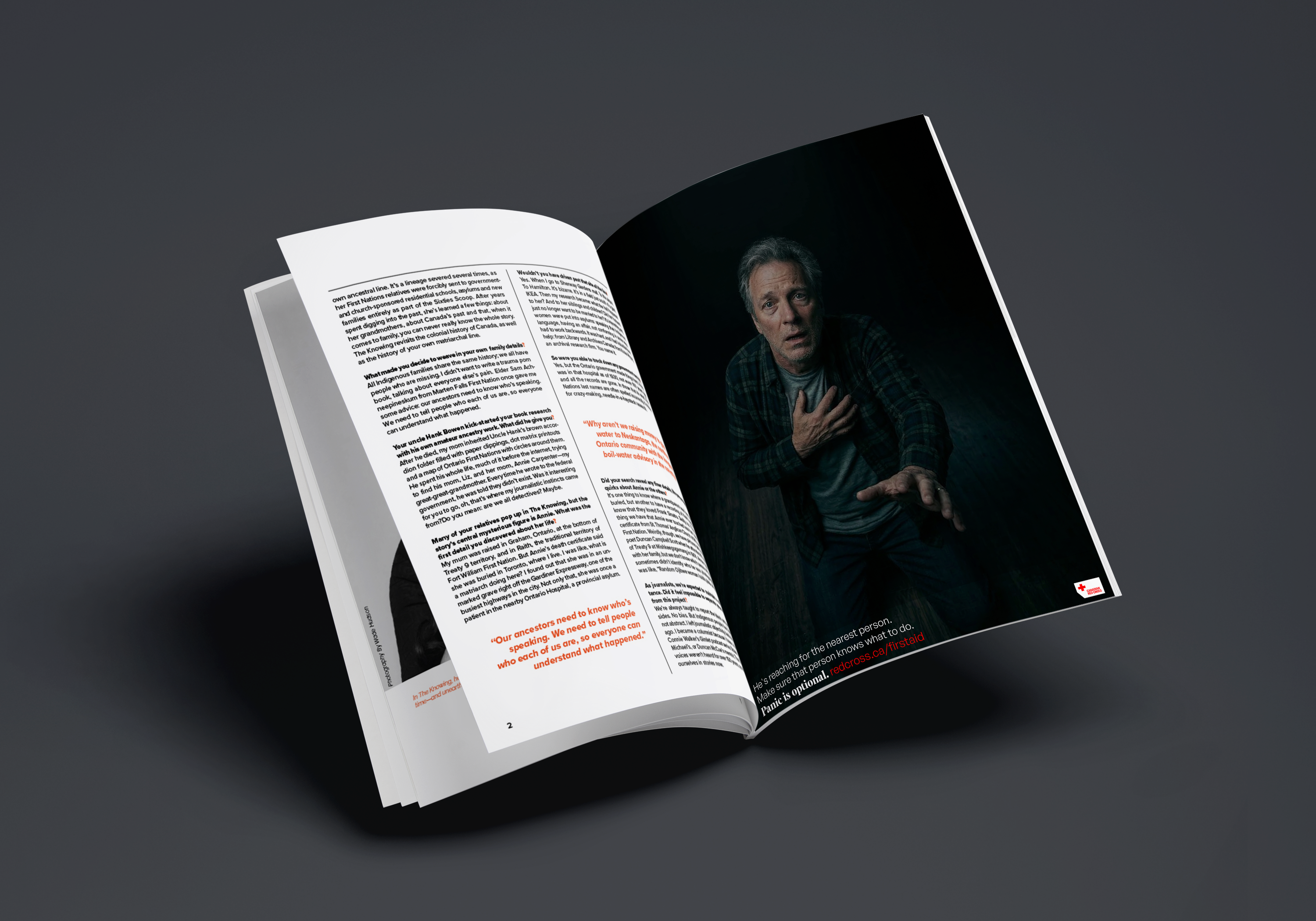 Canadian Red Cross – OOH Bus Shelter: Panic is optional. Training isn't.