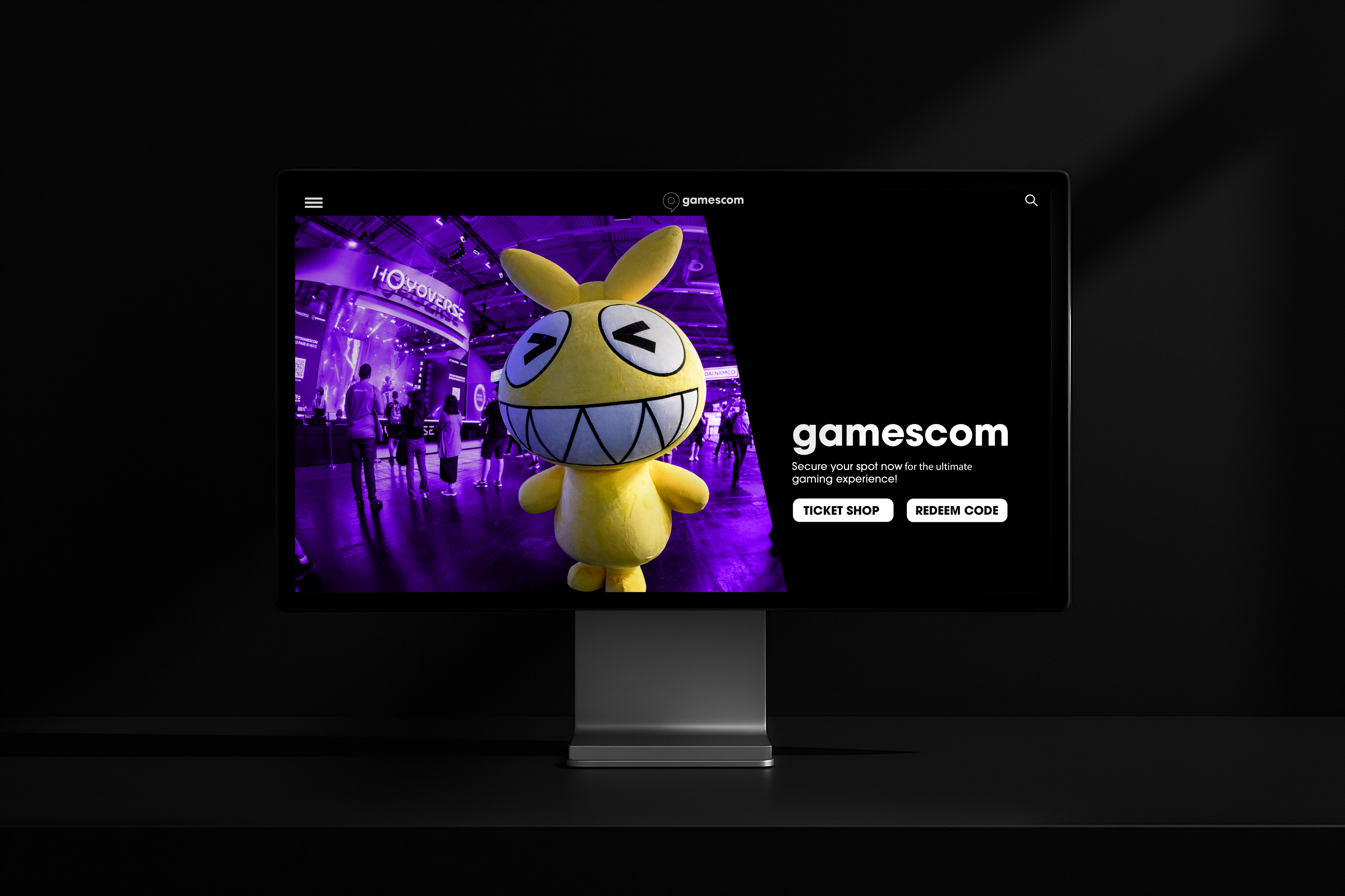 Gamescom Website Design project